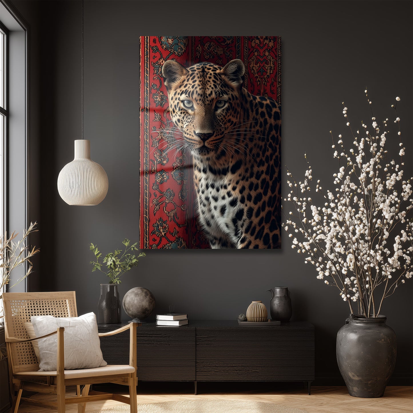 DEKORATİF DİKEY CAM TABLO - TT3261
