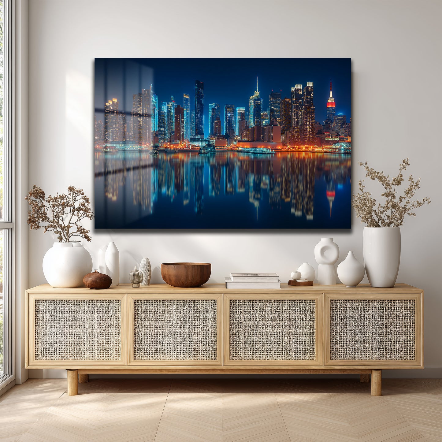 DEKORATİF YATAY CAM TABLO - TT3220