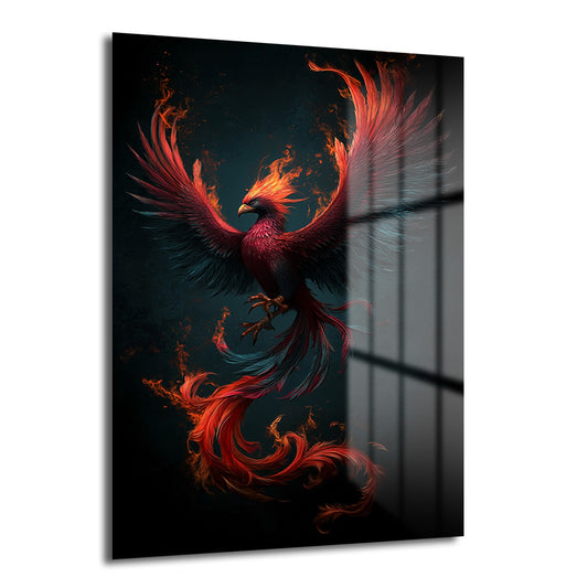 DEKORATİF DİKEY CAM TABLO - TT3318