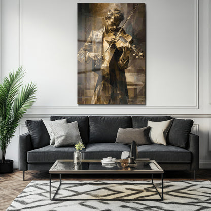 DEKORATİF DİKEY CAM TABLO - TT3458