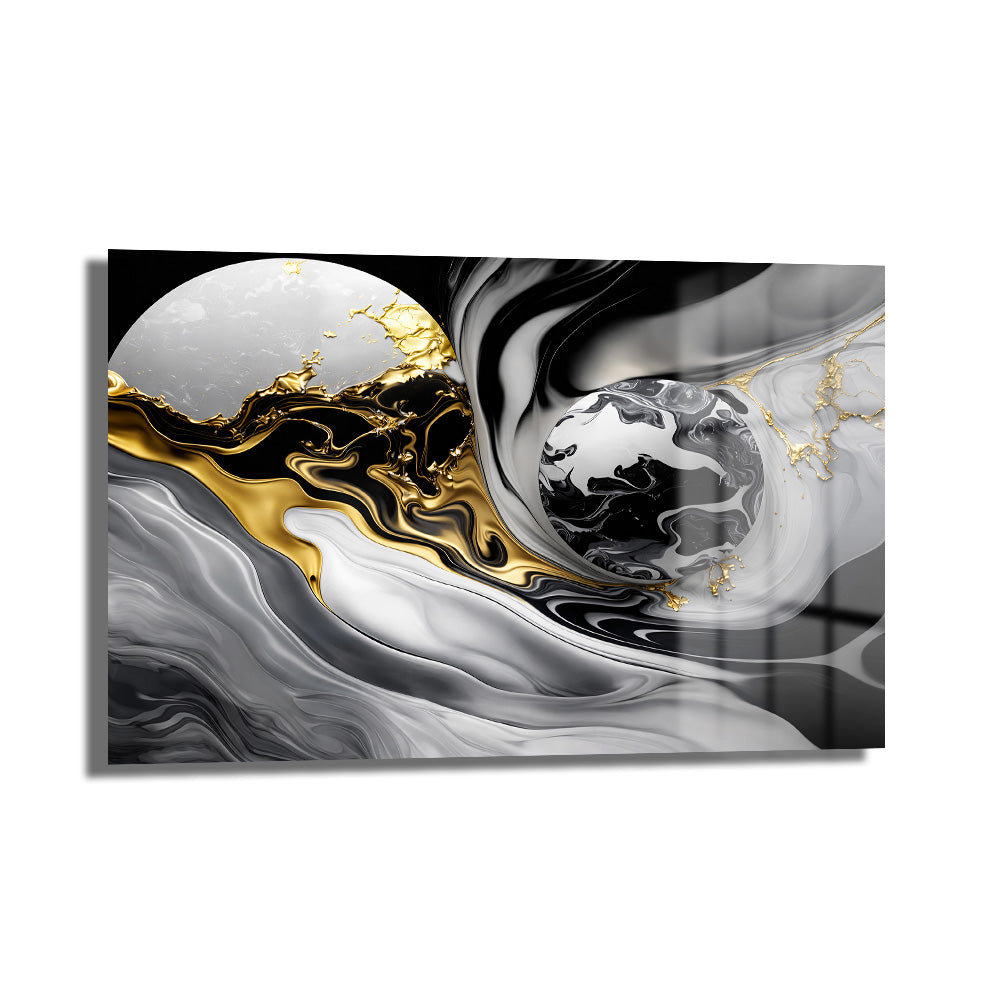 DEKORATİF YATAY CAM TABLO - TT3138