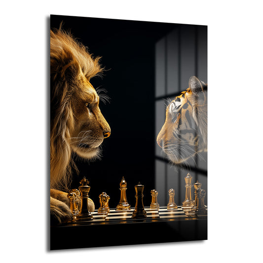 DEKORATİF DİKEY CAM TABLO - TT3319