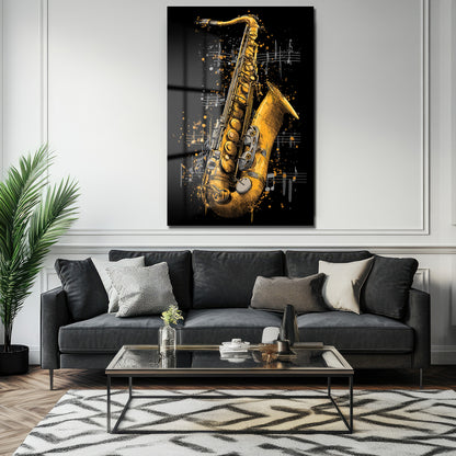 DEKORATİF DİKEY CAM TABLO - TT3463