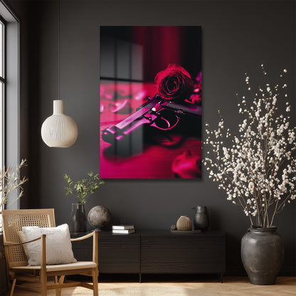 DEKORATİF DİKEY CAM TABLO - TT3326