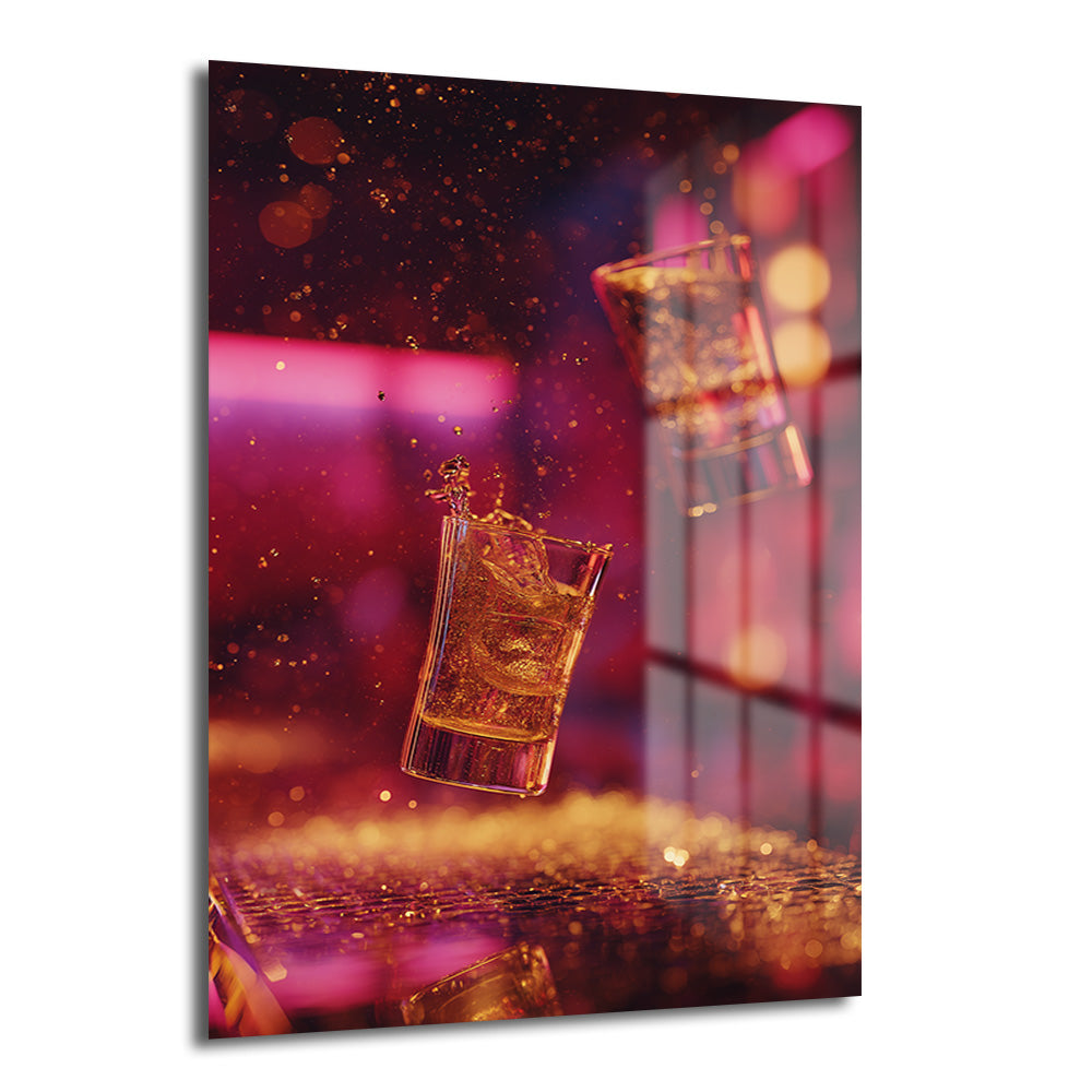 DEKORATİF DİKEY CAM TABLO - TT3328