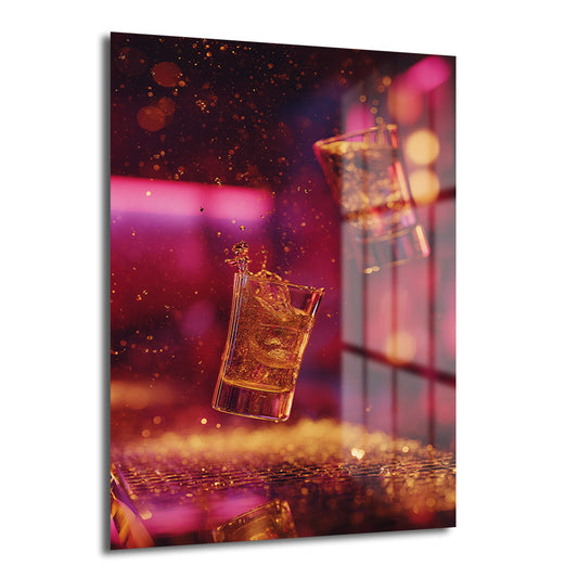 DEKORATİF DİKEY CAM TABLO - TT3328