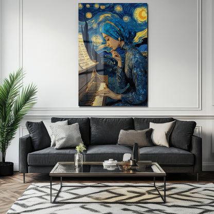 DEKORATİF DİKEY CAM TABLO - TT3400