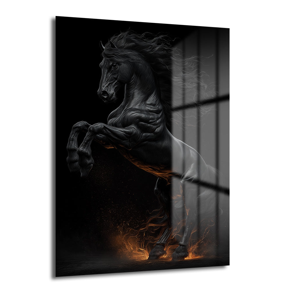 DEKORATİF DİKEY CAM TABLO - TT3329