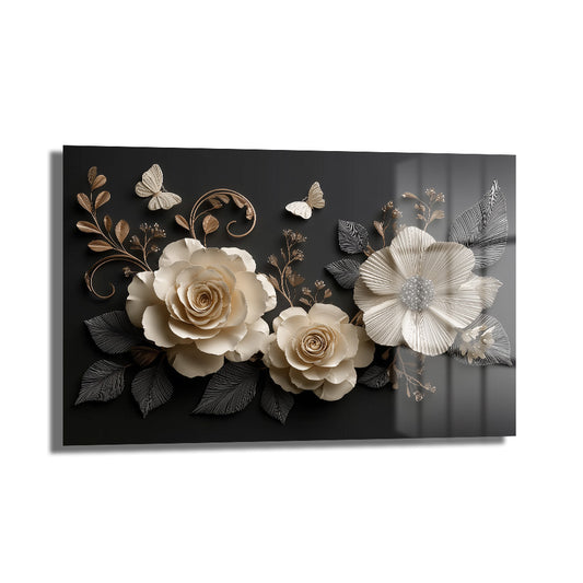 DEKORATİF YATAY CAM TABLO - TT3150