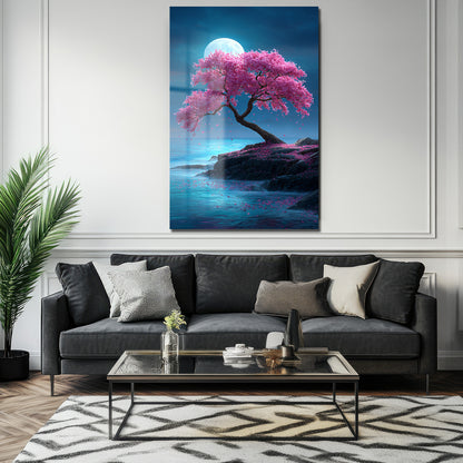 DEKORATİF DİKEY CAM TABLO - TT3471