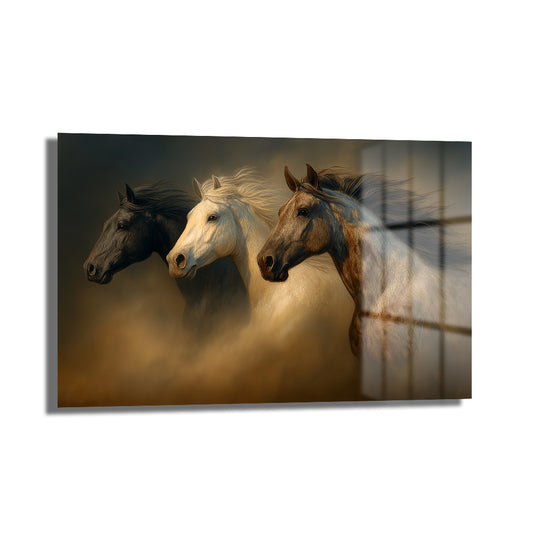 DEKORATİF YATAY CAM TABLO - TT3152