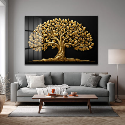 DEKORATİF YATAY CAM TABLO - TT3176