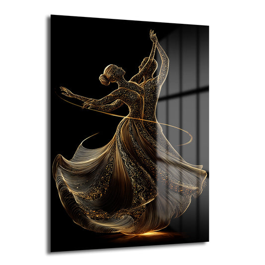 DEKORATİF DİKEY CAM TABLO - TT3337