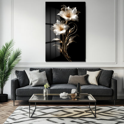 DEKORATİF DİKEY CAM TABLO - TT3409