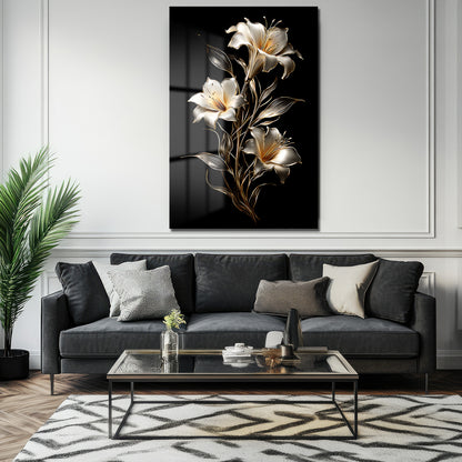 DEKORATİF DİKEY CAM TABLO - TT3410