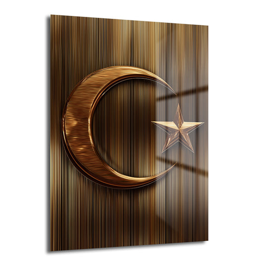 DEKORATİF DİKEY CAM TABLO - TT3339