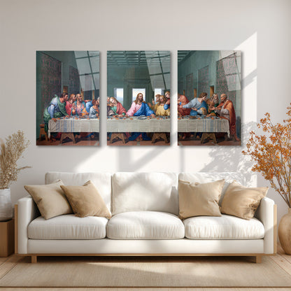 ÜÇLÜ DİKEY CAM TABLO SETİ - TT4073