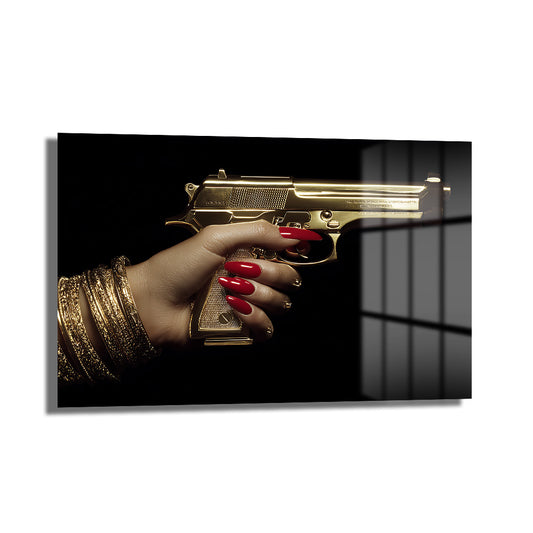 DEKORATİF YATAY CAM TABLO - TT3160