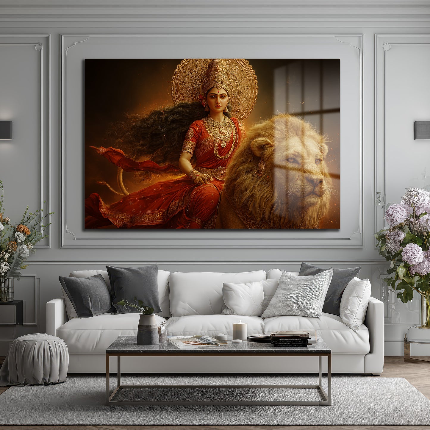 DEKORATİF YATAY CAM TABLO - TT3197