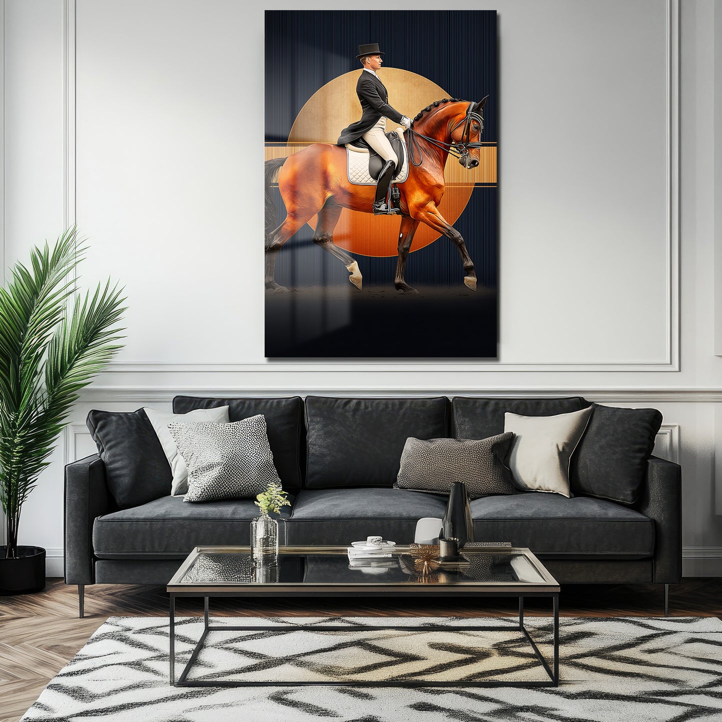 DEKORATİF DİKEY CAM TABLO - TT3416