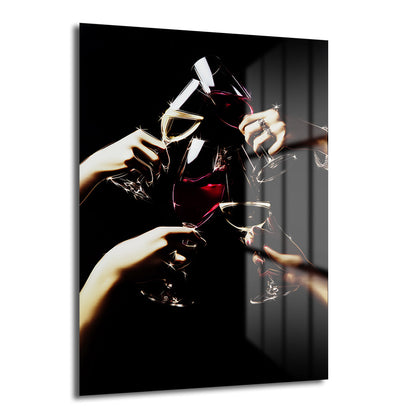 DEKORATİF DİKEY CAM TABLO - TT3345