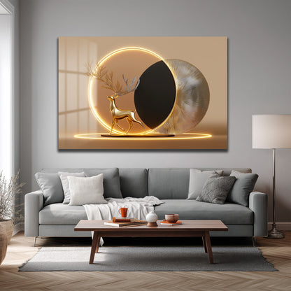 DEKORATİF YATAY CAM TABLO - TT3185