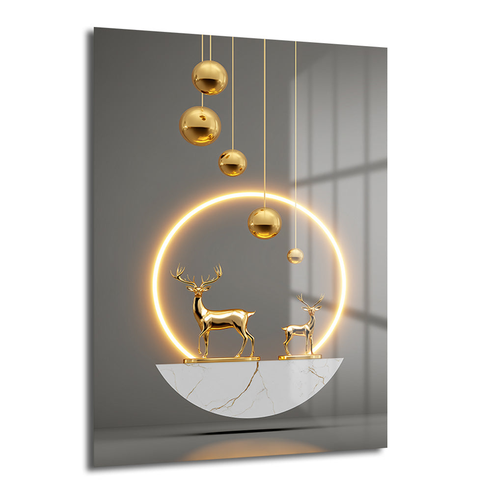 DEKORATİF DİKEY CAM TABLO - TT3347