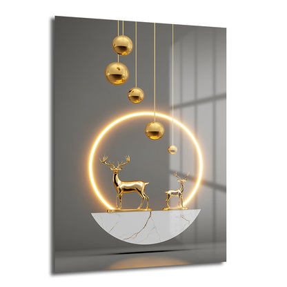 DEKORATİF DİKEY CAM TABLO - TT3347