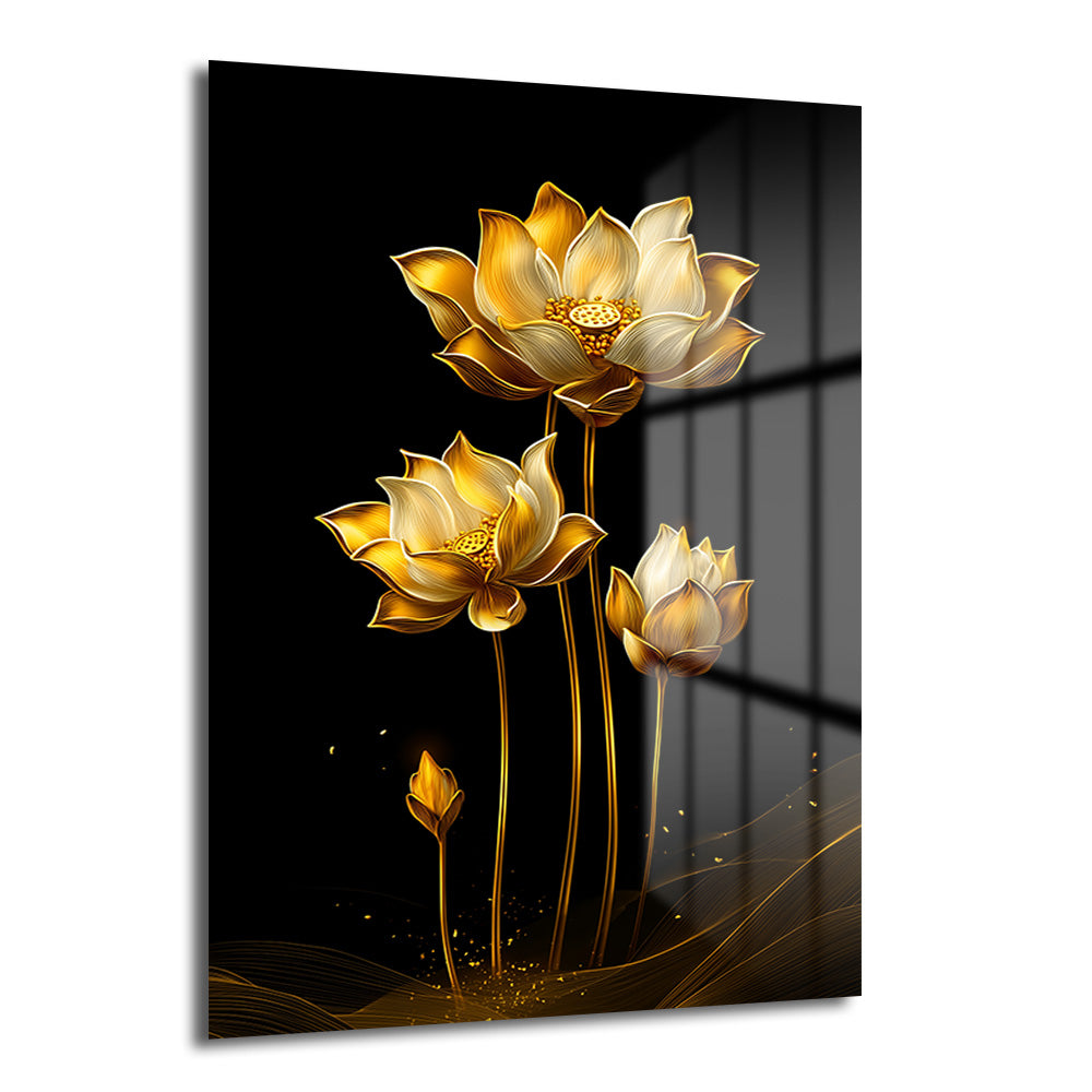 DEKORATİF DİKEY CAM TABLO - TT3349