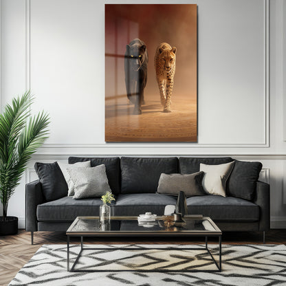 DEKORATİF DİKEY CAM TABLO - TT3490