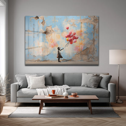 DEKORATİF YATAY CAM TABLO - TT3192