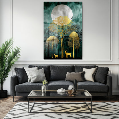 DEKORATİF DİKEY CAM TABLO - TT3426