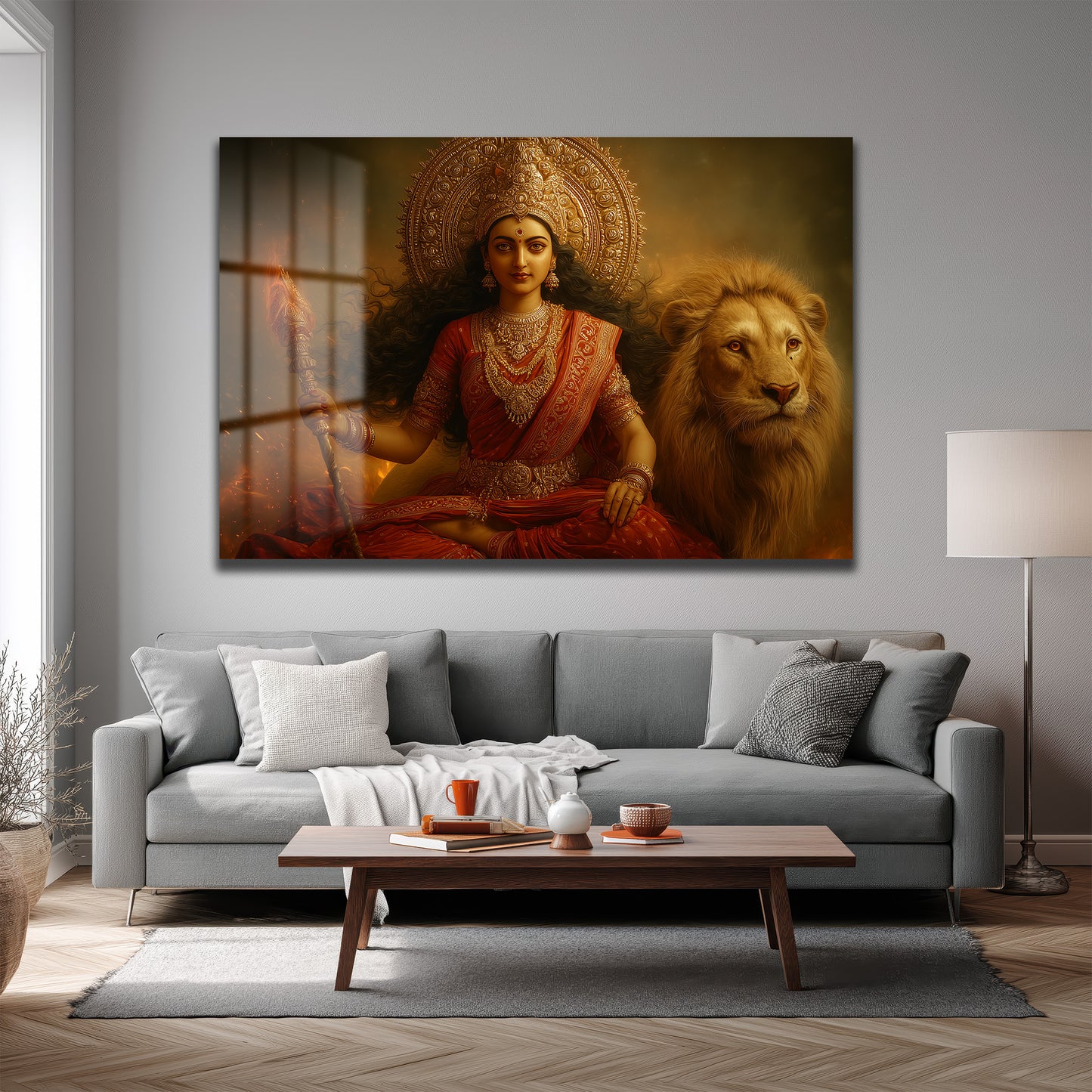 DEKORATİF YATAY CAM TABLO - TT3196