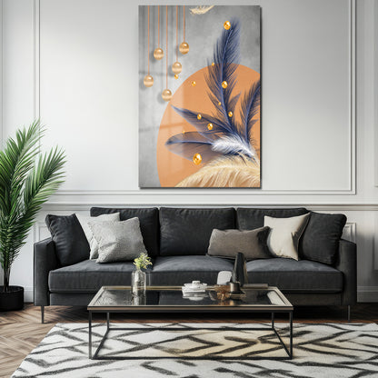 DEKORATİF DİKEY CAM TABLO - TT3497