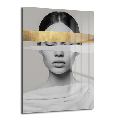 DEKORATİF DİKEY CAM TABLO - TT3358