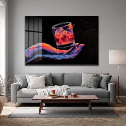 DEKORATİF YATAY CAM TABLO - TT3199