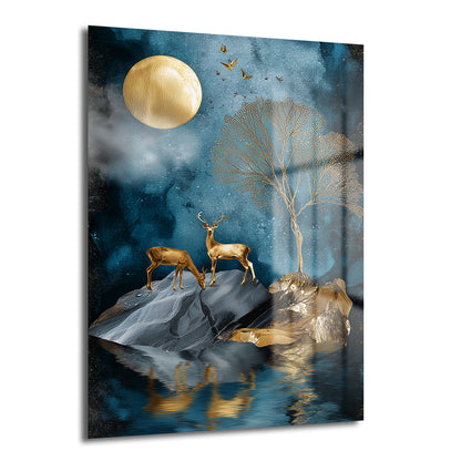 DEKORATİF DİKEY CAM TABLO - TT3427