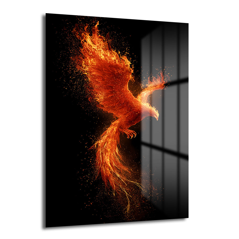 DEKORATİF DİKEY CAM TABLO - TT3362