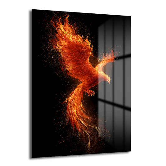 DEKORATİF DİKEY CAM TABLO - TT3362