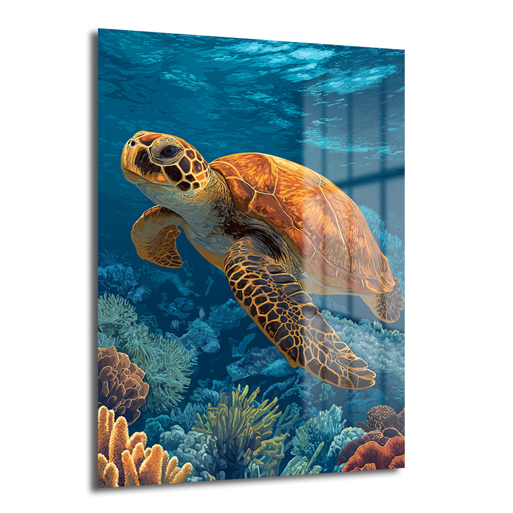 DEKORATİF DİKEY CAM TABLO - TT3429