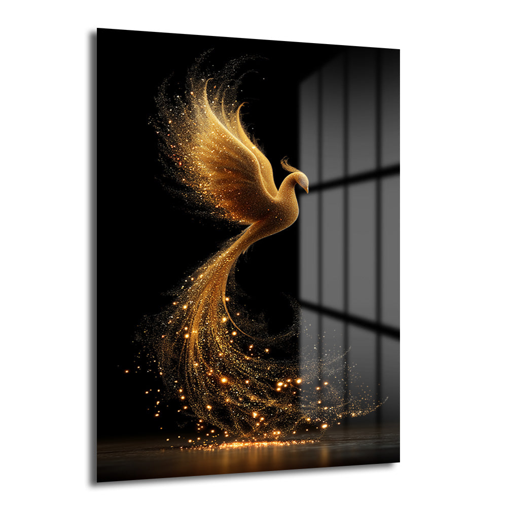 DEKORATİF DİKEY CAM TABLO - TT3363