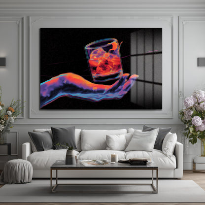 DEKORATİF YATAY CAM TABLO - TT3199