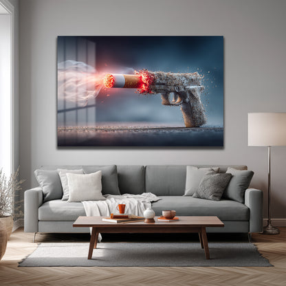 DEKORATİF YATAY CAM TABLO - TT3204