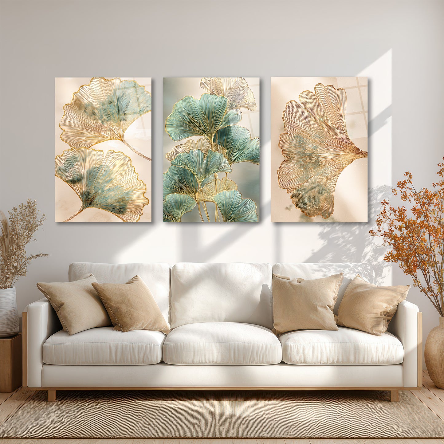 ÜÇLÜ DİKEY CAM TABLO SETİ - TT4149