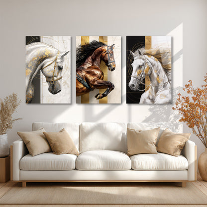 ÜÇLÜ DİKEY CAM TABLO SETİ - TT4151