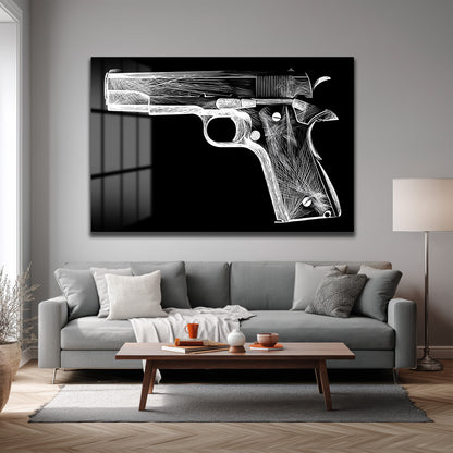 DEKORATİF YATAY CAM TABLO - TT3210