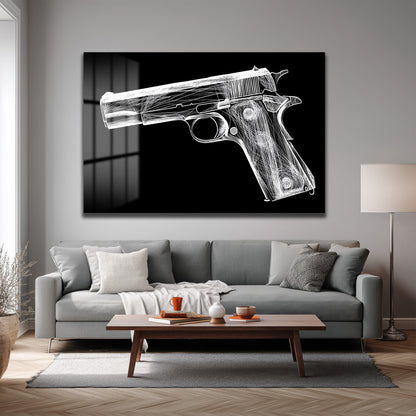 DEKORATİF YATAY CAM TABLO - TT3211