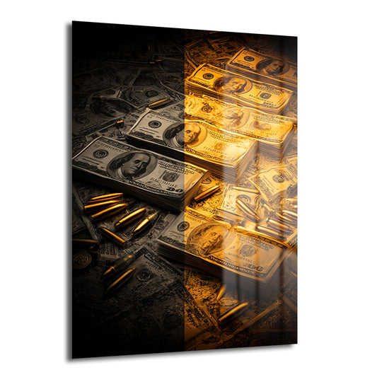 DEKORATİF DİKEY CAM TABLO - TT3372