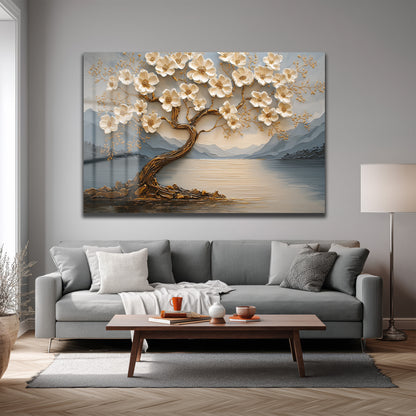 DEKORATİF YATAY CAM TABLO - TT3212