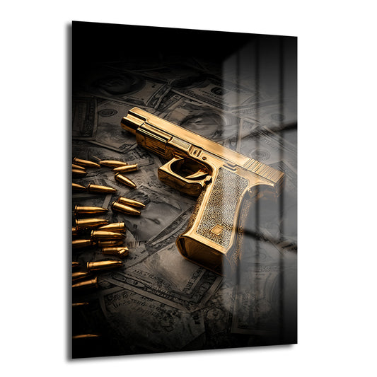 DEKORATİF DİKEY CAM TABLO - TT3373